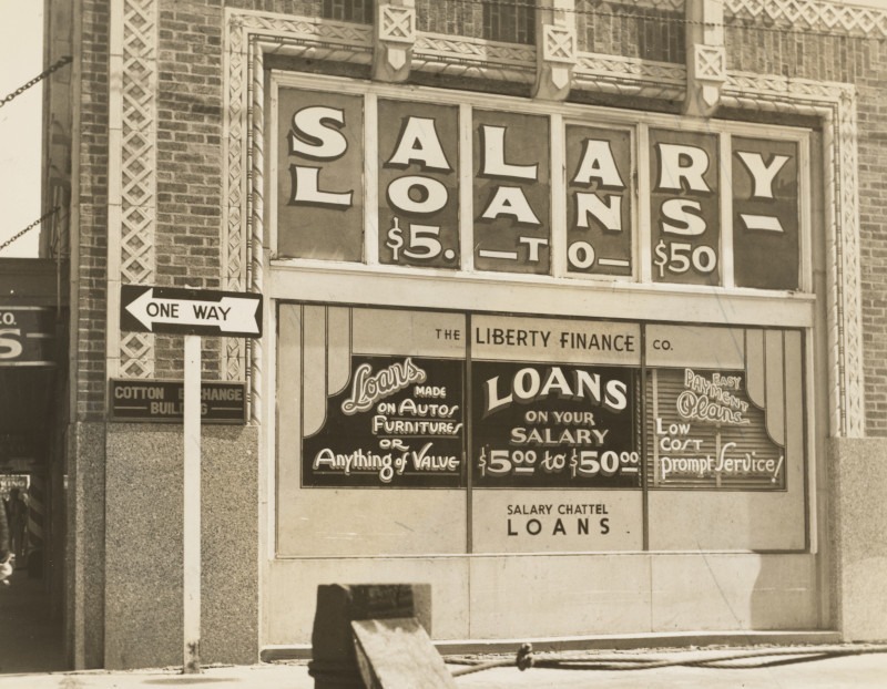 Salary Loans Historical Photo
